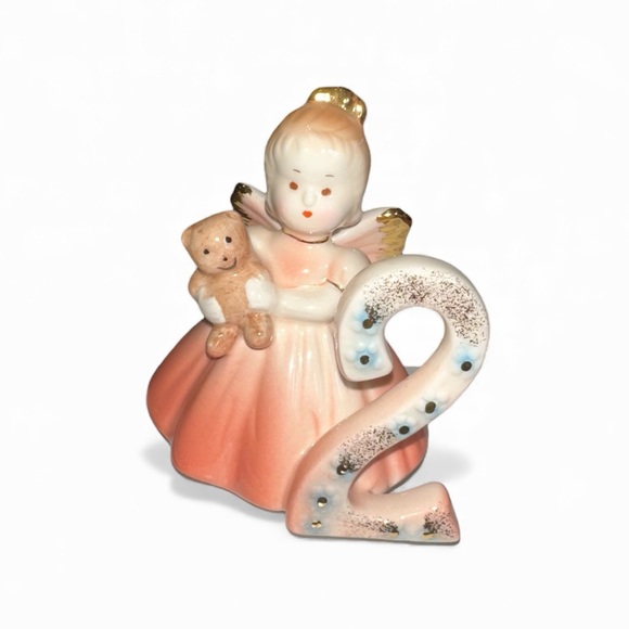 Josef Originals 2nd Birthday Angel Porcelain Figurine - Picture 4 of 5